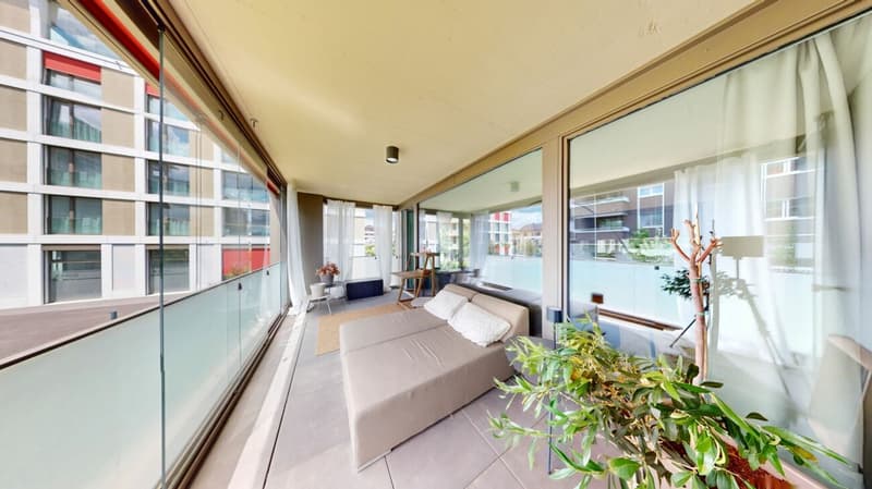 Luxuriöse 3.5-Zimmer Smart-Home-Wohnung mit Wintergarten-Balkon & E-Ladestation in Ballwil (16)
