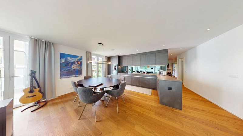 Luxuriöse 3.5-Zimmer Smart-Home-Wohnung mit Wintergarten-Balkon & E-Ladestation in Ballwil (4)