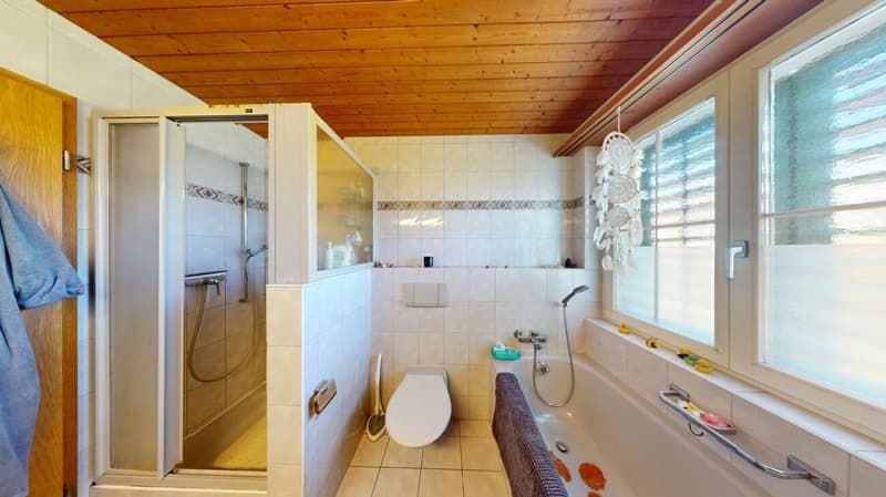 Charmantes 5.5-Zimmer Doppeleinfamilienhaus mit traumhaftem Garten & 3 Tiefgaragenparkplätzen in Wohlen AG (14)