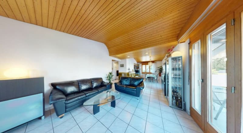 Exklusives 8-Zimmer-Einfamilienhaus mit Einliegerwohnung, grossem Garten und Werkstattgarage in ländlicher Lage (4)
