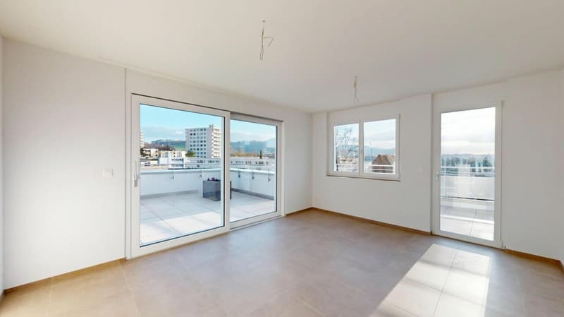 Exklusive 3.5-Zimmer-Attikawohnung im Erstbezug mit 98 m² Sonnenterrasse (4)