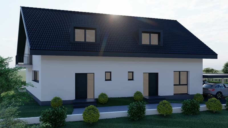 Modernes 6.5 Zimmer Neubau Doppeleinfamilienhaus in familienfreundlicher Lage (3)