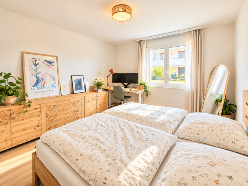 Reserviert! Wohnen mit Garten! Helle 2.5 Zimmer Wohnung mit viel Wohngefühl (5)