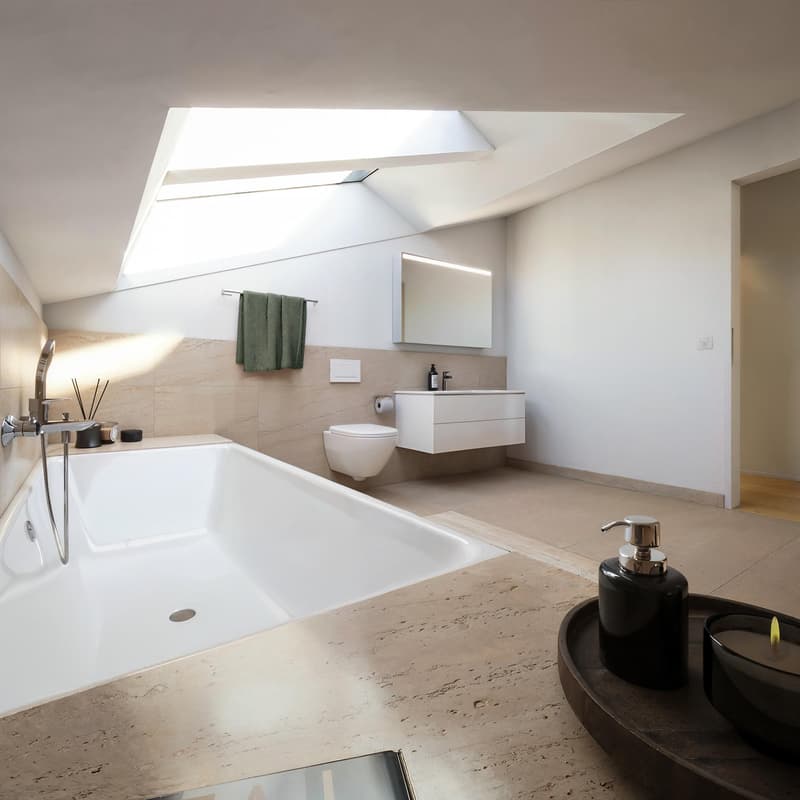 Dachwohnung mit Seeblick - Wohnen über den Dächern von Weggis (5)
