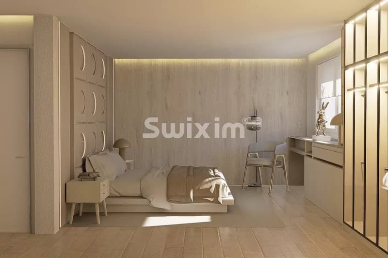 Charmant salon lumineux avec une décoration moderne et élégante.