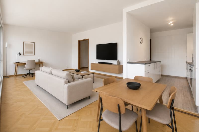 RARE: unique 4.5 room apartment in a private residence/spacieux 4.5 pièces dans une résidence privée (4)