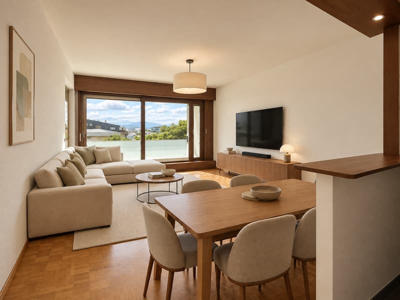 Appartement lumineux de 2,5 pièces avec vue panoramique – Genève, Petit-Saconnex (1)