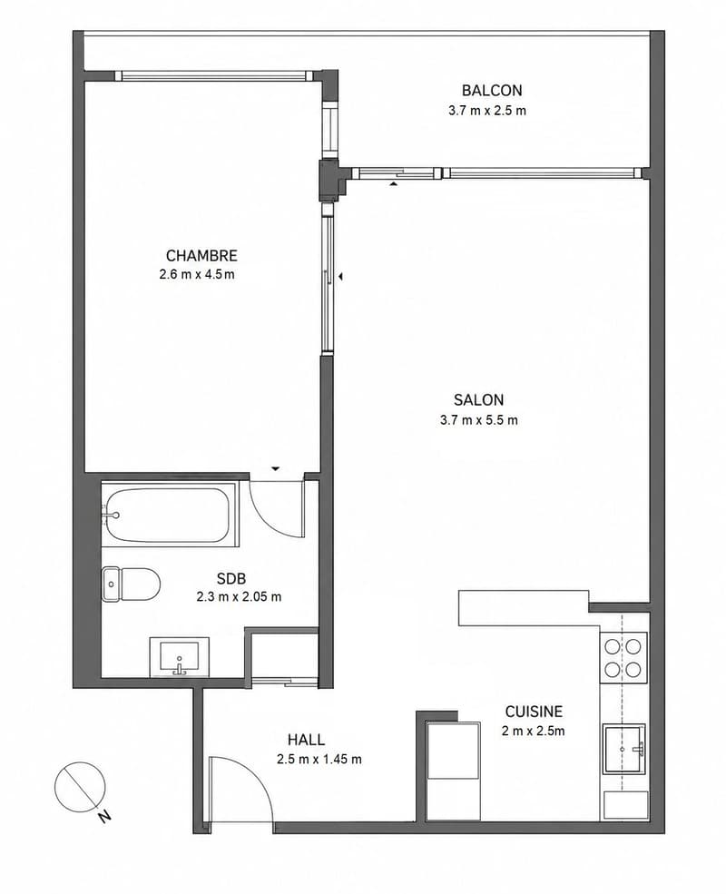 Rénové, lumineux, avec vue panoramique – Fully renovated, bright, overlooking Geneva (10)