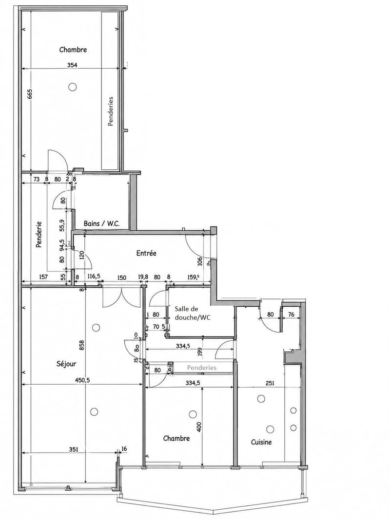 RARE: spacieux appartement de 4.5 pièces avec terrasse et piscine/ unique 2 bedroom unit (13)