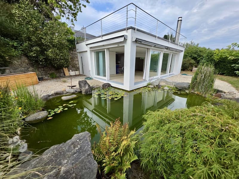 85 m² Wohntraum - idyllische 2.5-Zimmer-Gartenwohnung mit Teich (2)