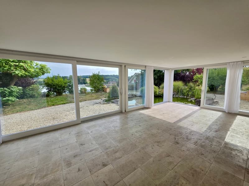85 m² Wohntraum - idyllische 2.5-Zimmer-Gartenwohnung mit Teich (3)
