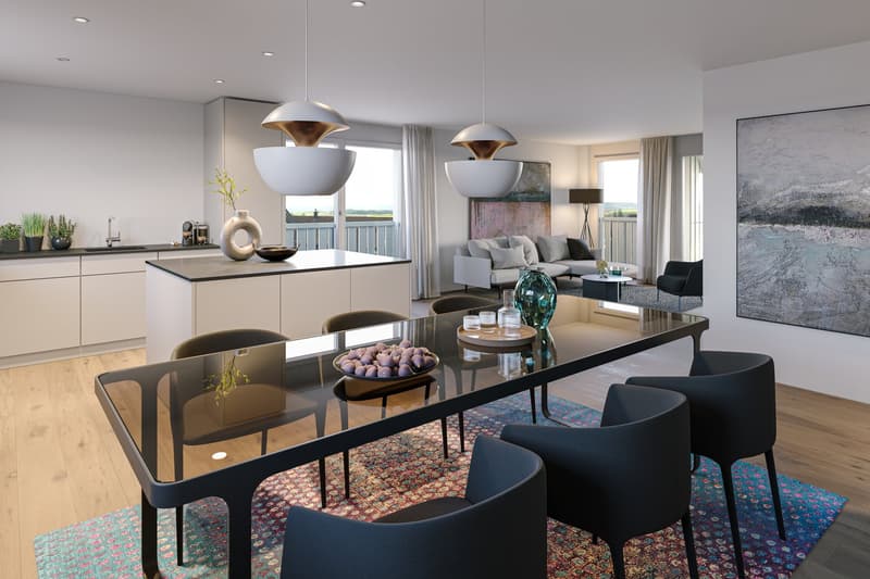 Moderne 2.5-Zimmer-Neubau-Wohnung in Dörflingen (3)