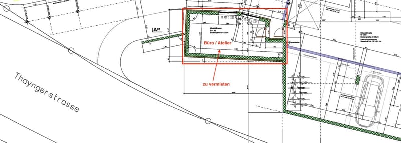 Modernes Büro im Untergeschoss – Schaffhausen, Thayngerstrasse 40 (7)