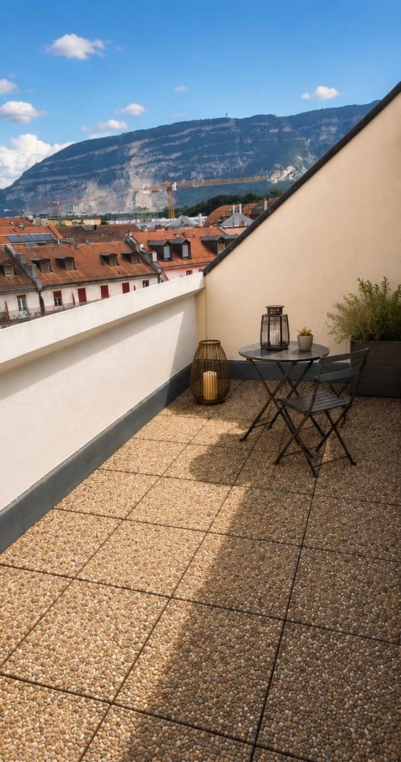 Appartement en attique avec deux terrasses - Plainpalais (1)