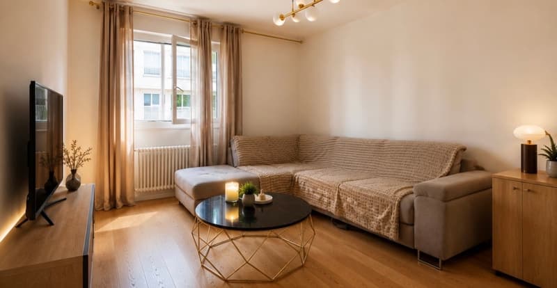 Magnifique appartement meublé de 3 pièces au Sécheron (1)