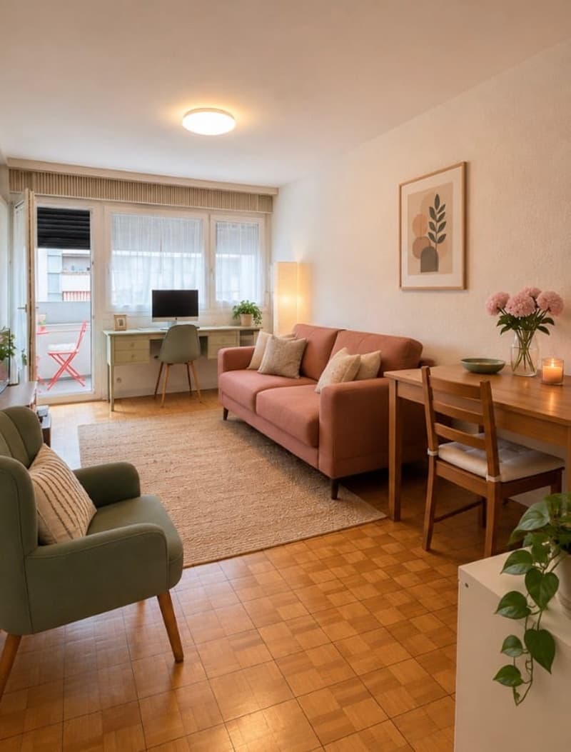 Magnifique appartement avec balcon à Champel (2)