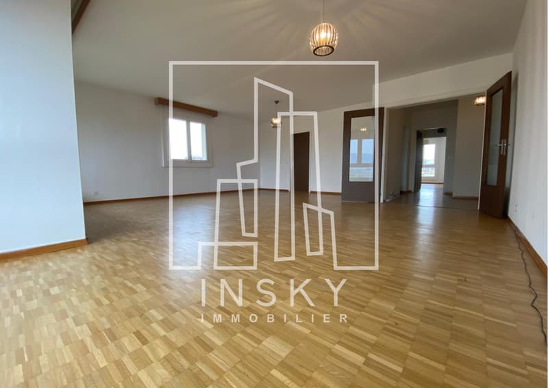 Appartement rénové de 4 chambres, 177 m² PPE, vue panoramique (Meyrin) (1)