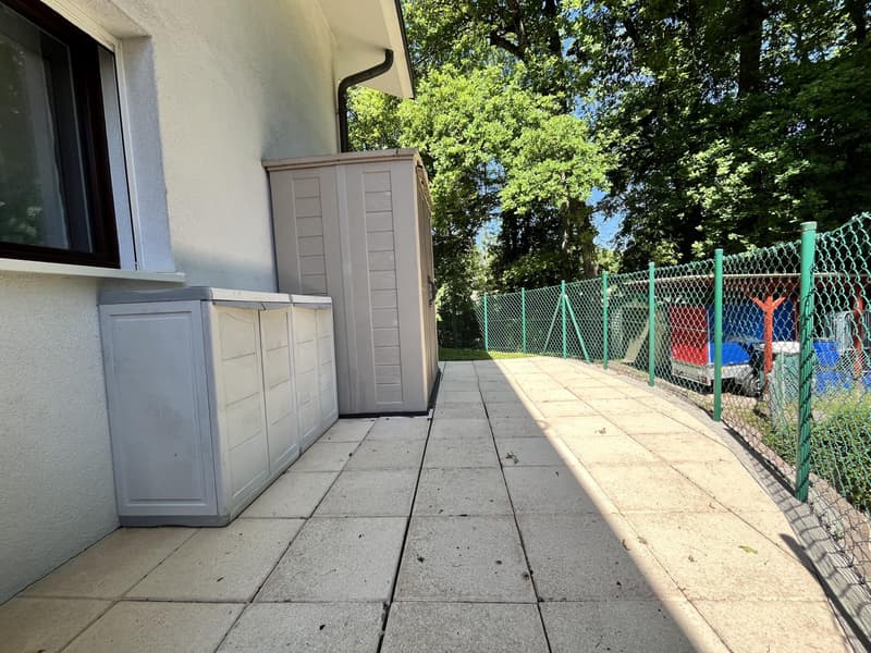 Pregny-Chambésy - 3 pièces meublé de 55 m² avec véranda et jardin - Calme absolu (10)