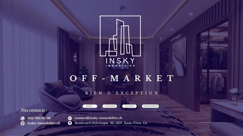 EXCLUSIVITÉ à MIES ? PROPRIÉTÉ D'EXCEPTION DE 8 PIÈCES OFF-Market (1)