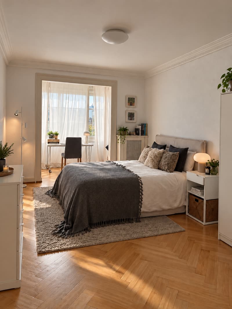 Spacieux Appartement 3 pièces avec balcon (2)