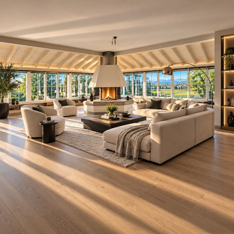 Espace de vie repensé avec un mobilier différent
