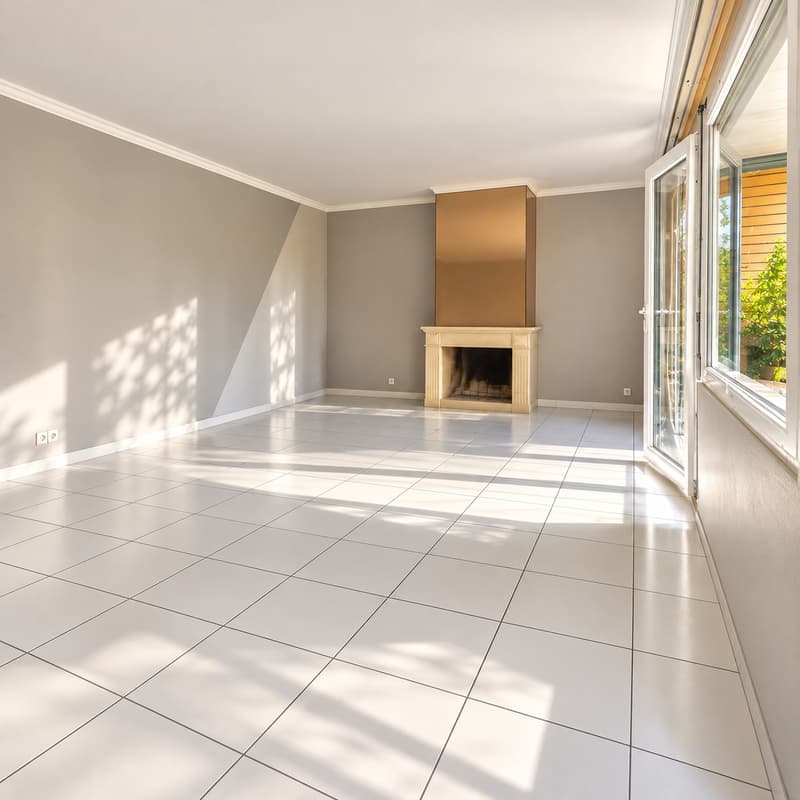 Séjour en l'état sans mobilier