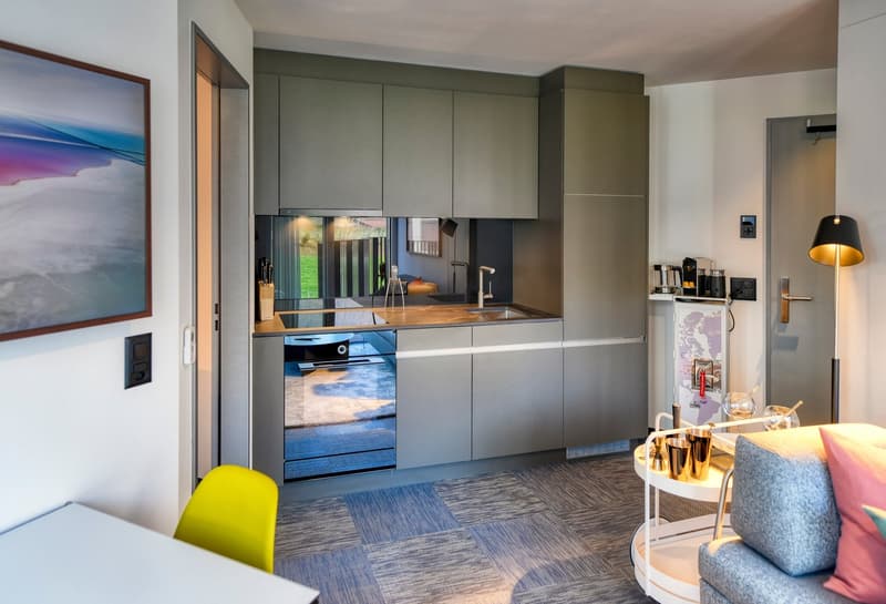 Abheben im möblierten Apartment "PC-2" im The Tower, Stans (11)