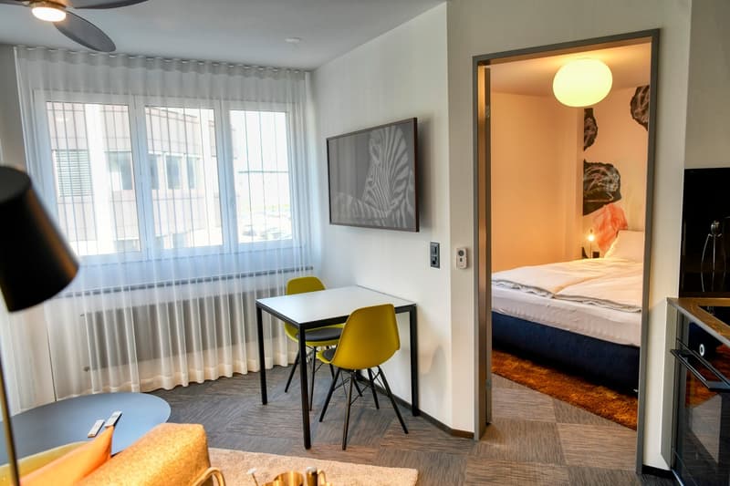 Abheben im möblierten Apartment "PC-2" im The Tower, Stans (8)