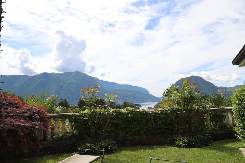 Villa panoramica con vista Lago di Lugano e piscina (6)