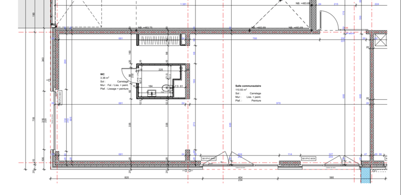 Living room, Kitchen, 2 bedrooms, 2 bathrooms, common area