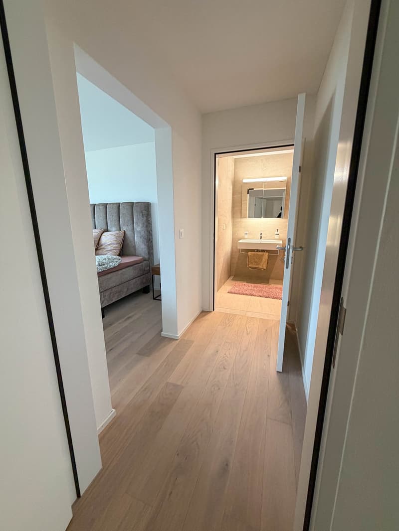 Privater Bereich zur Suite mit angrenzendem Badezimmer