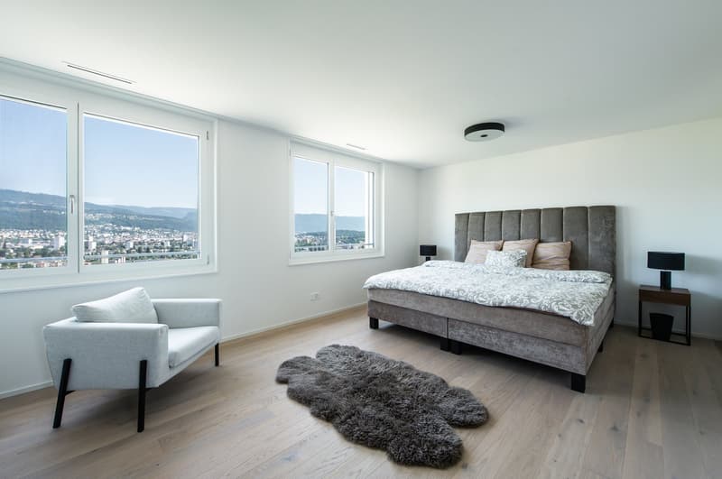 Moderne Attikawohnung mit unüberbaubarer Aussicht bis zum Bielersee (8)