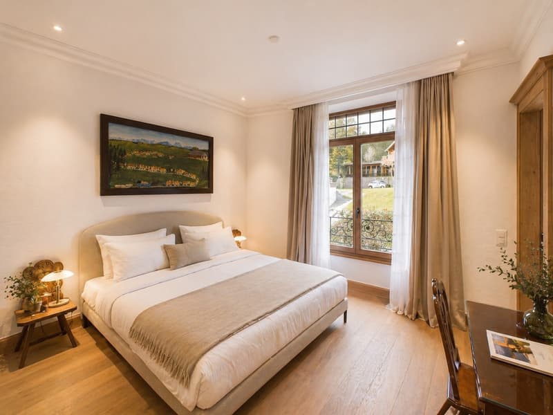Appartement luxueux et meublé - grande terrasse - A quelques minutes de Gstaad (10)