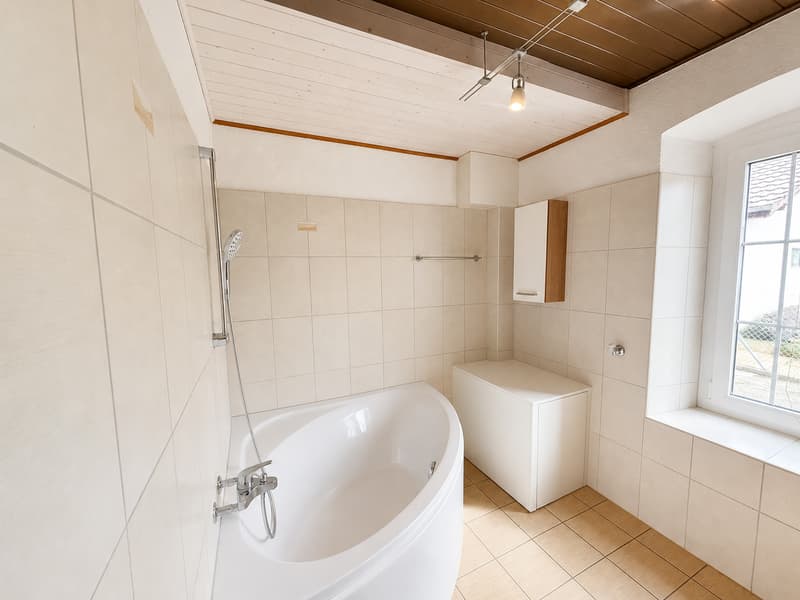Opportunité unique de 2 maisons mitoyennes avec jardin, terrasse, cave voûtée et garages à Grandfontaine (9)