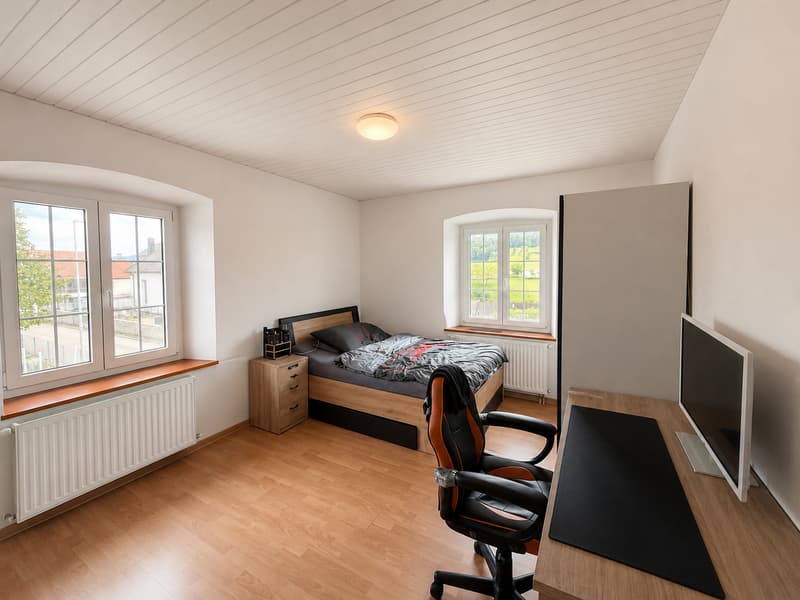 Opportunité unique de 2 maisons mitoyennes avec jardin, terrasse, cave voûtée et garages à Grandfontaine (7)