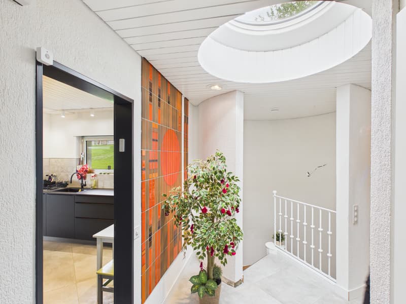 Maison à l'architecture contemporaine unique avec jardin, véranda et grand garage (11)