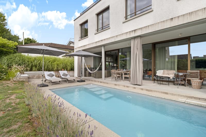 5-Zimmer-Gartenwohnung mit Pool in Wohlen kaufen (3)