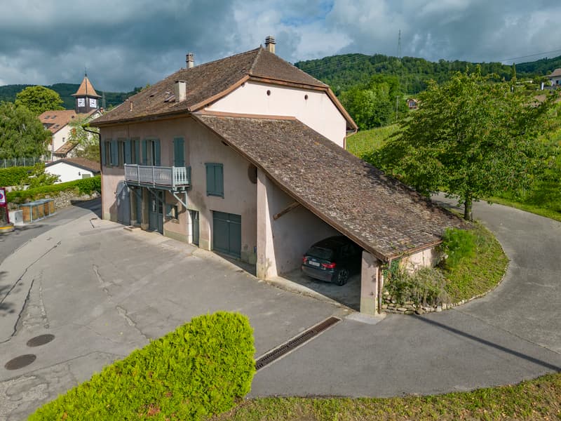 Aux portes de Rolle, Maison vigneronne entourée de vignes (7)