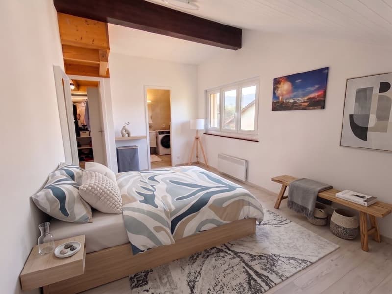 Proposition d'un autre décors pour la chambre parentale - création utilisant IA.