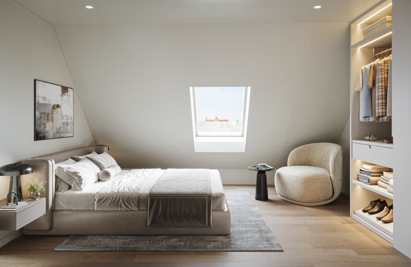 Über den Dächern der Stadt: Stilvolle Topfloor-Wohnung mit Outdoor-Lounge (5)