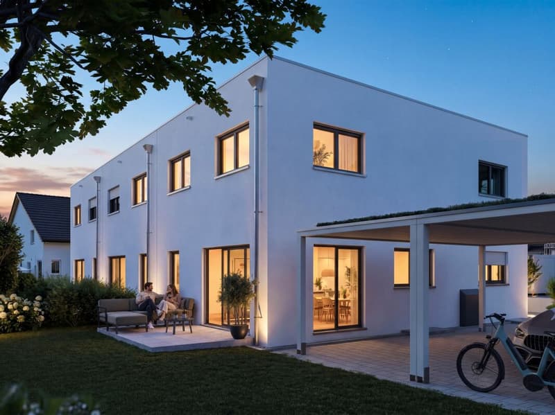 Neubau: 5½-Zimmer-Reiheneckhaus in ökologischer Holzbauweise (7)