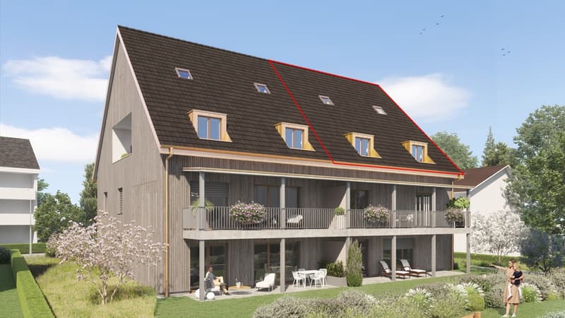 MODERNE & EXKLUSIVE 3.5 ZIMMER DACHWOHNUNG (M5) – ERSTVERMIETUNG (3)