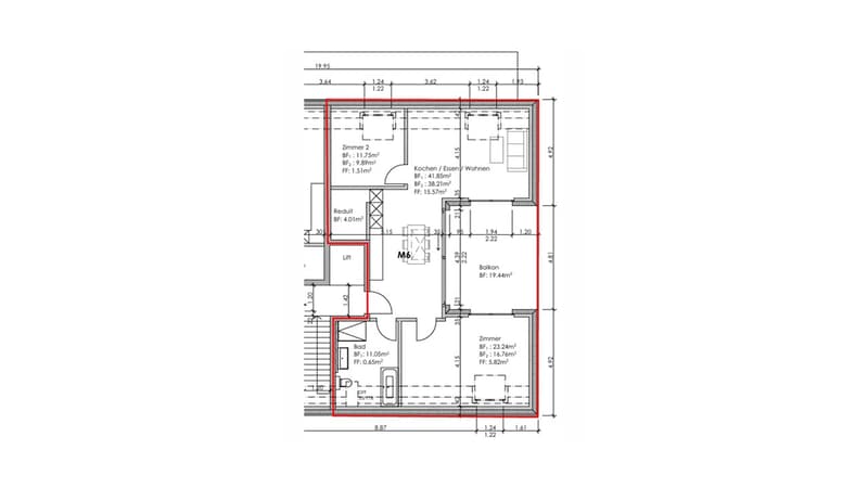 MODERNE & EXKLUSIVE 3.5 ZIMMER DACHWOHNUNG (M6) – ERSTVERMIETUNG (3)