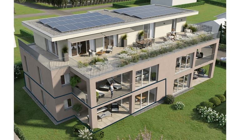 HELL, GERäUMIG UND MODERN MIT GROSSEM PRIVATGARTEN / WOHNUNG BS1 (1)