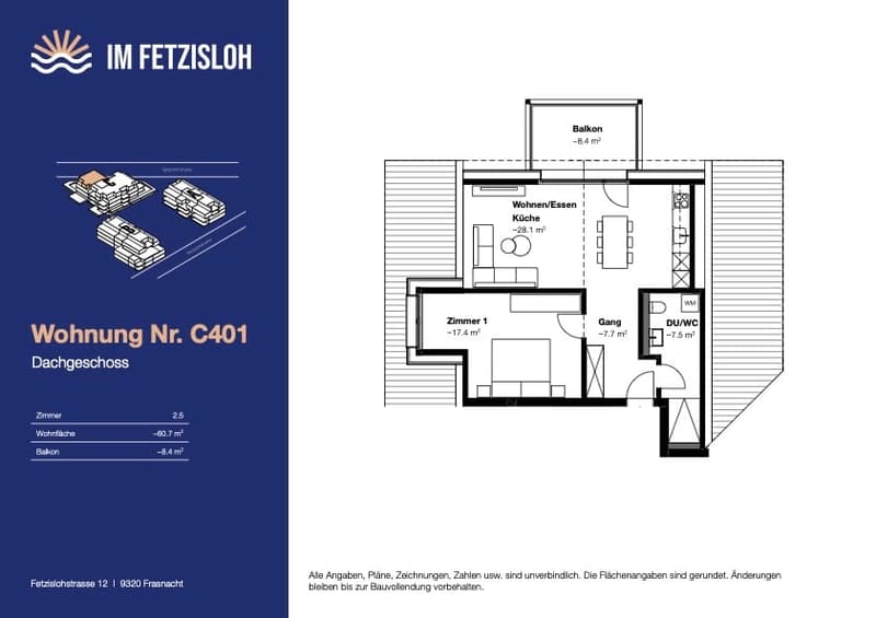 Charmante 2.5 Zimmer-Neubauwohnung (5)