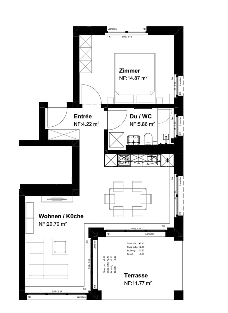 Neubauprojekt/Erstbezug - Charmante 2.5 Zimmerwohnung (4)