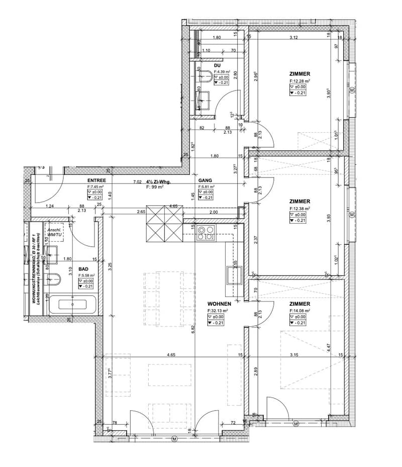 Moderne 4.5-Zimmerwohnung mit zwei Bädern und gemütlichem Sitzplatz (12)
