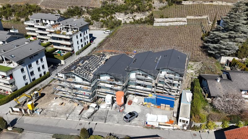 Appartement neuf de 3,5 pièces avec vue panoramique à Conthey (26)