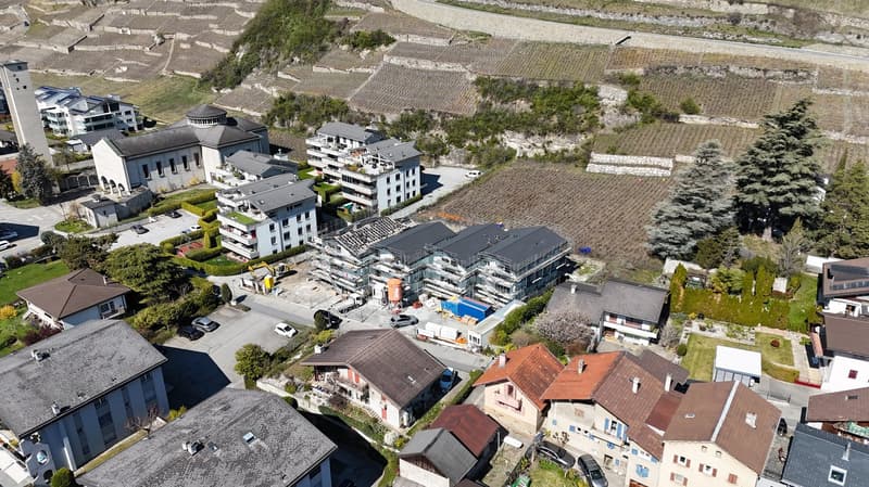 Appartement neuf de 4,5 pièces avec vue panoramique à Conthey (22)