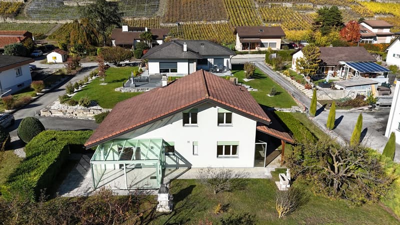 Magnifique villa individuelle avec vue panoramique sur les montagnes à Conthey (11)